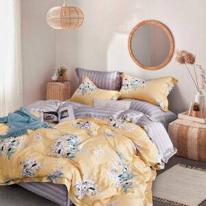 Bộ chăn ga gối 100% tencel 60s
