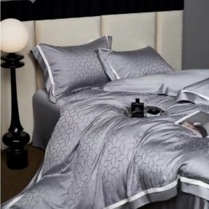 Bộ chăn ga gối tencel 80s Dreamtex Hoàng Gia