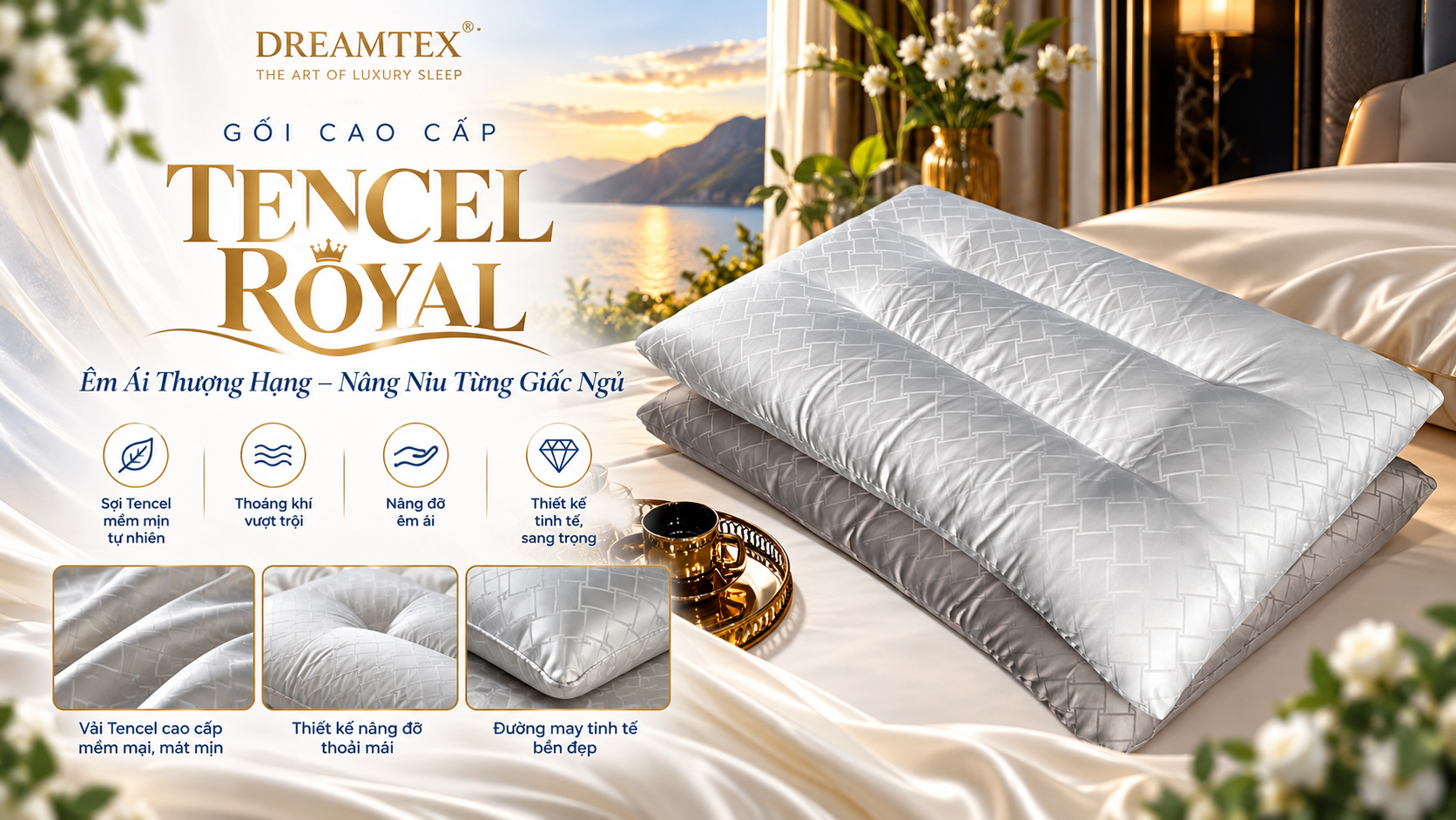 Ruột Gối Dreamtex Royal
